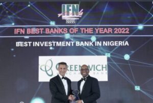 Greenwich Merchant Bank Limited Wins Big at the IFN Awards